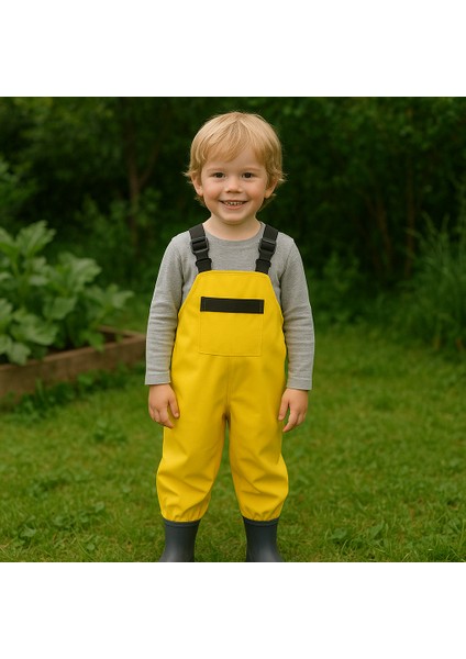 Su Geçirmez Kumaş - Oyun ve Yağmur Tulumu - Salopet 3-8 Yaş fiyatları