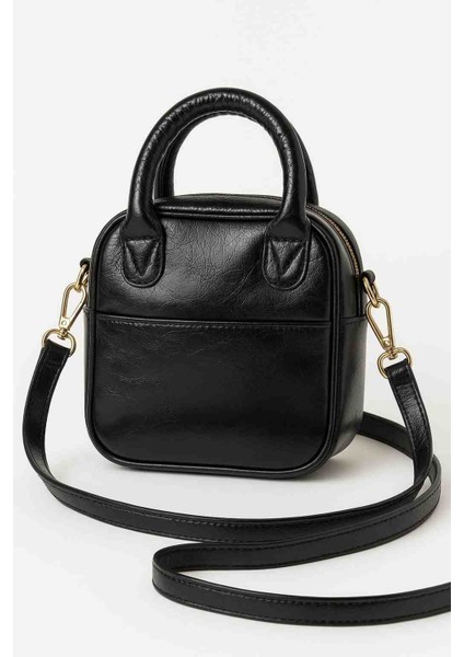 Kadın Mini Portföy & Askılı Çanta – Siyah Trend Crossbody fiyatları