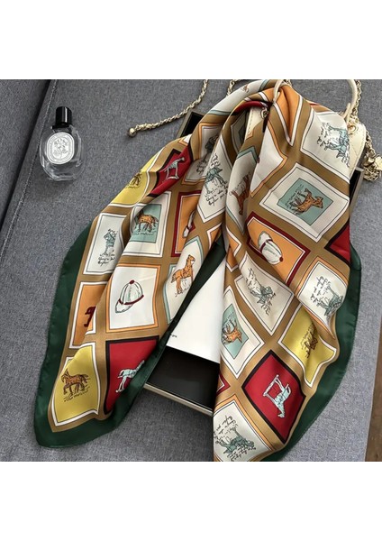 Trendlover At Figürlü Kahve Eşarp, Fular, Bandana modelleri