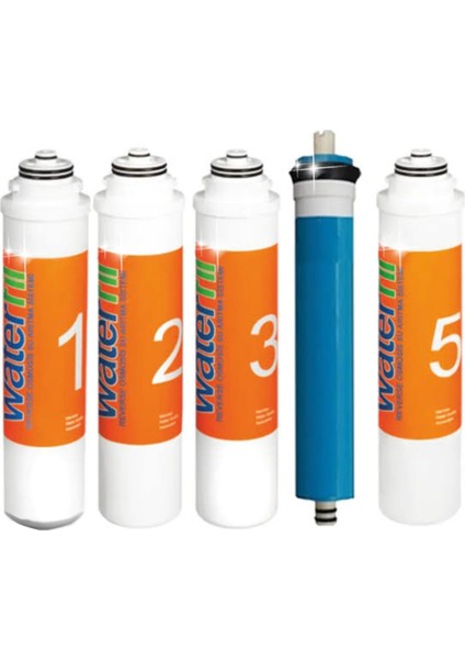 Waterlife 5’li Su Arıtma Filtresi Seti