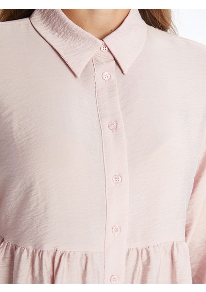 Yeni Sezon Düz Uzun Kollu Kadın Gömlek Tunik modelleri