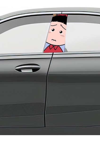 Araç Kapı Direk Kaplama Folyosu Desenli (Sağ Sol Takım) (2 Adet) - 22X50 cm