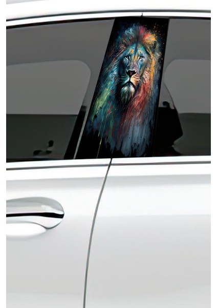 Araç Kapı Direk Kaplama Folyosu Desenli (Sağ Sol Takım) (2 Adet) - 22X50 cm fiyatları