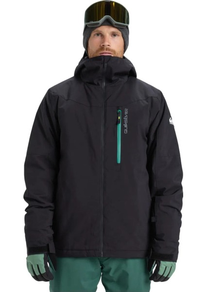 Quıksılver Tıtano Jk Erkek Anthracite - Solid Snowboard Ceketi EQYTJ03513-11793