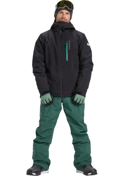 Quıksılver Tıtano Jk Erkek Anthracite - Solid Snowboard Ceketi EQYTJ03513-11793