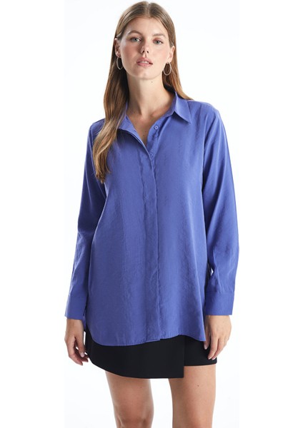 Yeni Sezon Kadın Düz Gömlek Tunik