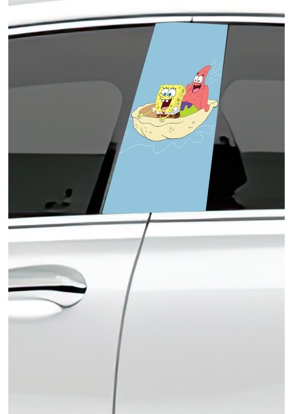 Araç Kapı Direk Kaplama Folyosu Desenli (Sağ Sol Takım) (2 Adet) - 22X50 cm fiyatları