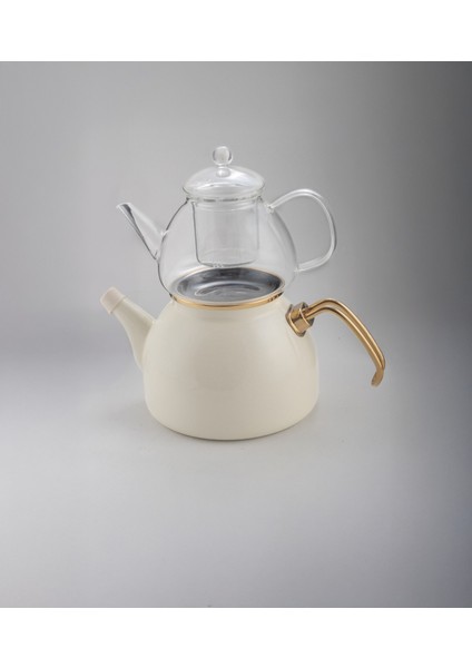 Emaye Cam Demlikli Çaydanlık fiyatları