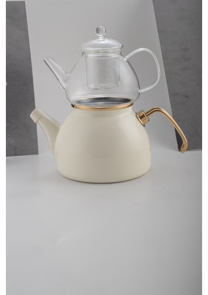 Emaye Cam Demlikli Çaydanlık modelleri