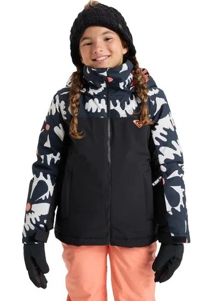 Galaxy Gırl Jk Kız Çocuk Anthracite - Plaid_2 Snowboard Ceketi ERGTJ03200-6457