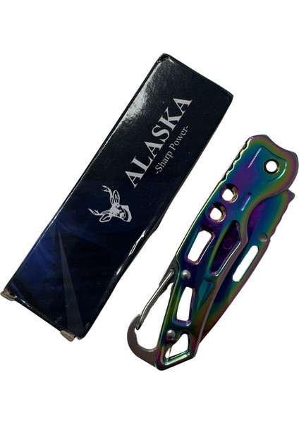 Alaska Gökkuşağı Katlanır Mini Cep Çakısı fiyatları