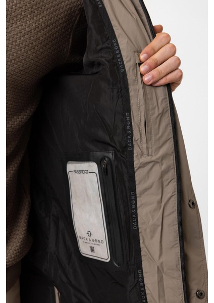 Vizon Regular Fit Kürklü Yaka Kapüşonlu Puffer Uzun Şişme Mont fırsatları