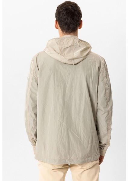 Bej Regular Fit Kapüşonlu Mont indirimleri