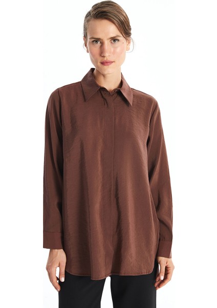 Yeni Sezon Kadın Düz Gömlek Tunik