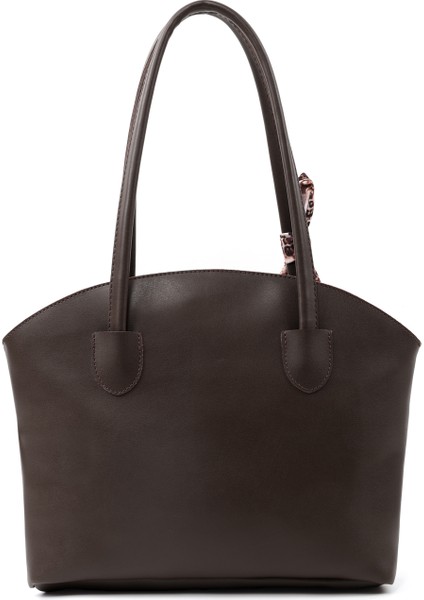 Kahve Rengi SHK274 Suni Deri Fermuarlı Tek Bölmeli Fular Hediyeli El,kol ve Omuz Çantası modelleri