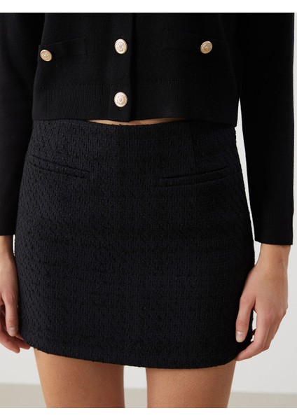 Yeni Sezon Beli Fermuarlı Tüvit Kadın Şort Etek fırsatları