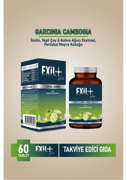 - Garcinia Cambogia, Inulin, Yeşil Çay ve Kahve Ağacı Içeren Takviye Edici Gıda fiyatları