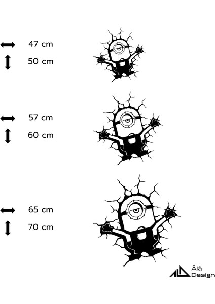 Minyonlar Temalı Ahşap Duvar Tablosu indirimleri
