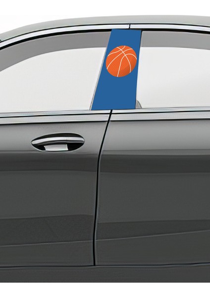 Araç Kapı Direk Kaplama Folyosu Desenli (Sağ Sol Takım) (2 Adet) - 22X50 cm