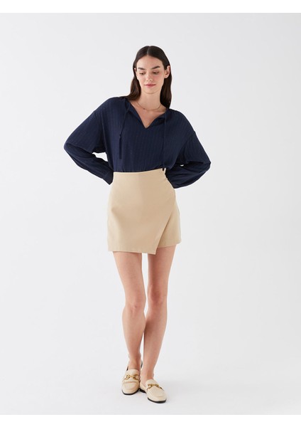 Yeni Sezon Kadın Dar Kalıp Düz Şort Etek indirimleri