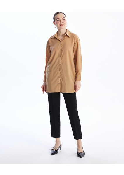 Yeni Sezon Düz Uzun Kollu Oversize Kadın Gömlek Tunik fiyatları