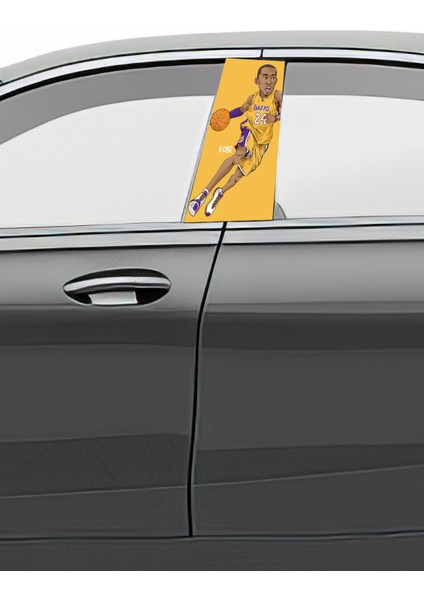 Araç Kapı Direk Kaplama Folyosu Desenli (Sağ Sol Takım) (2 Adet) - 22X50 cm