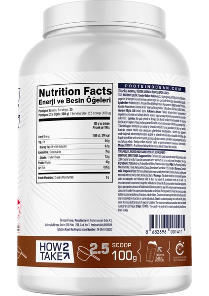 Mass Gainer - Tiramisu - 2.5kg x 2 Adet fiyatları