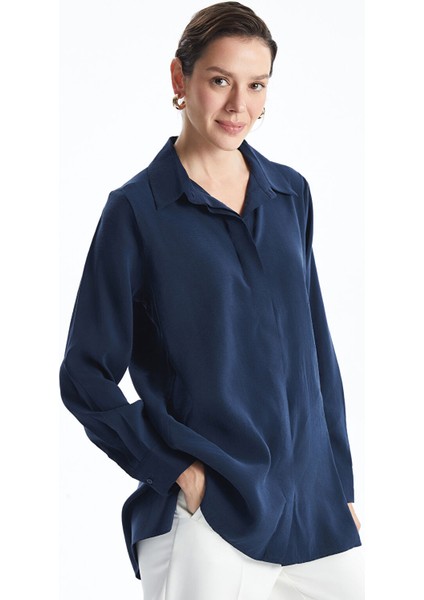 Yeni Sezon Kadın Düz Gömlek Tunik
