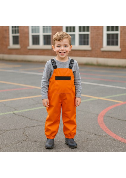 Su Geçirmez Kumaş - Oyun ve Yağmur Tulumu - Salopet 3-8 Yaş fırsatları