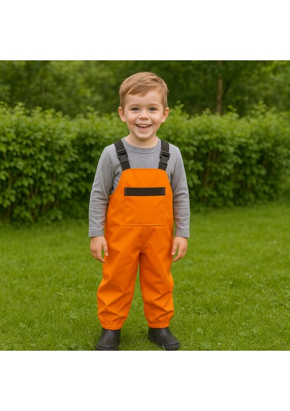 Su Geçirmez Kumaş - Oyun ve Yağmur Tulumu - Salopet 3-8 Yaş indirimleri