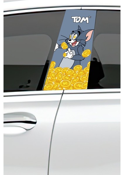 Araç Kapı Direk Kaplama Folyosu Desenli Sağ Sol Takım 2 Adet 22X50 cm fiyatları