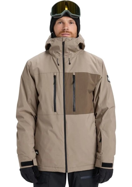 Quıksılver Sycamore Solıd 20K Jk Erkek Fallen Rock - Solid Snowboard Ceketi EQYTJ03502-TZC0