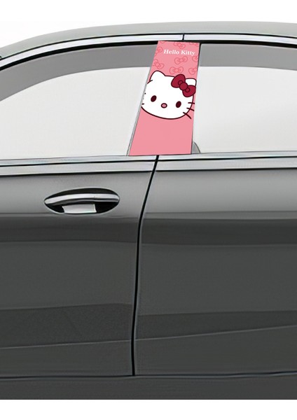 Araç Kapı Direk Kaplama Folyosu Desenli (Sağ Sol Takım) (2 Adet) - 22X50 cm