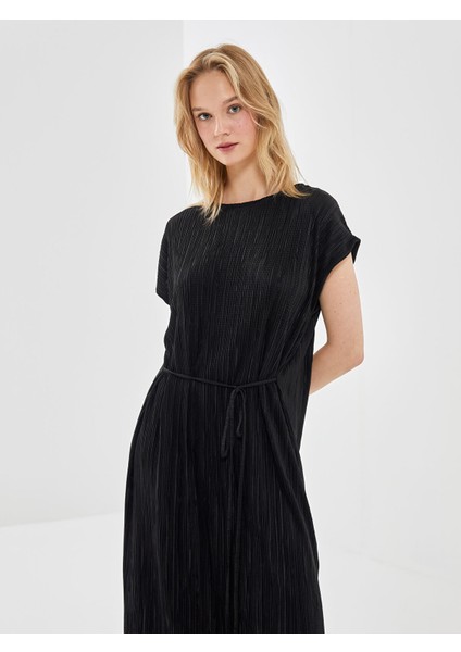 Yeni Sezon Bisiklet Yaka Dokulu Elbise fiyatları