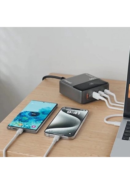Fulltech FC55 Prıme 65W Gan Masaüstü Şarj Hub 4in1 2 Usb-A 2 Usb-C Hızlı Şarj Cihazı fırsatları