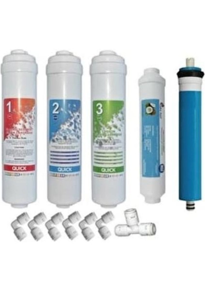 Quick Connect 5’li Su Arıtma Filtresi Seti fiyatları