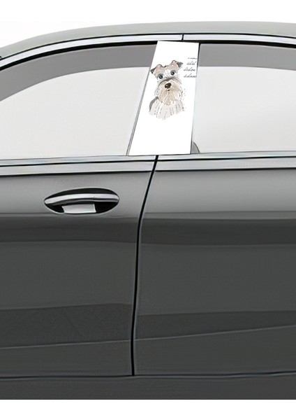 Araç Kapı Direk Kaplama Folyosu Desenli (Sağ Sol Takım) (2 Adet) - 22X50 cm