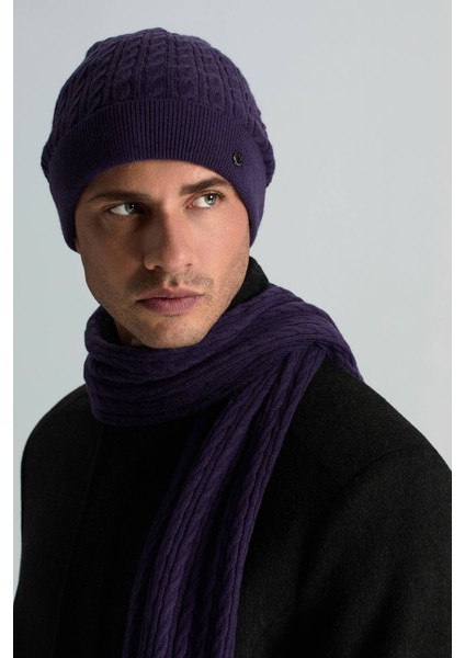 Lambswool Yün Mor Bere modelleri