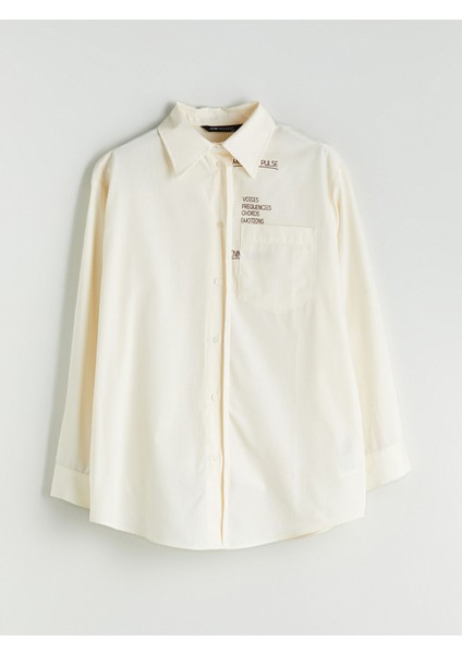 Yeni Sezon Baskılı Poplin Kadın Gömlek Tunik indirimleri