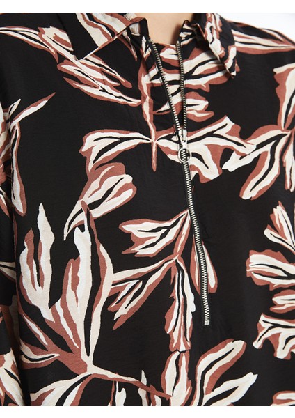 Yeni Sezon Desenli Kadın Gömlek Tunik modelleri