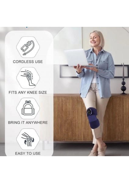 Glr XG-2023 Şarjlı Diz Masaj Aleti Titreşim ve Termal Etkili Hava Yastıklı Diz Masaj Cihazı modelleri