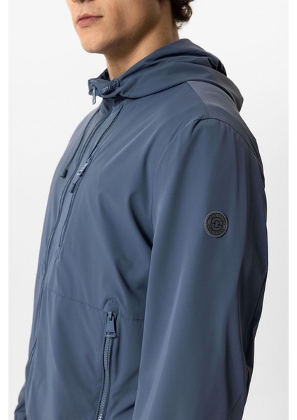 Indigo Regular Fit Kapüşonlu Rüzgar Geçirmez Yağmurluk indirimleri