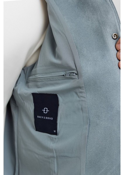 Mavi Regular Fit Süet Ceket Mont