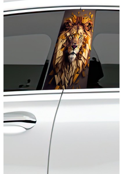 Araç Kapı Direk Kaplama Folyosu Desenli (Sağ Sol Takım) (2 Adet) - 22X50 cm fiyatları