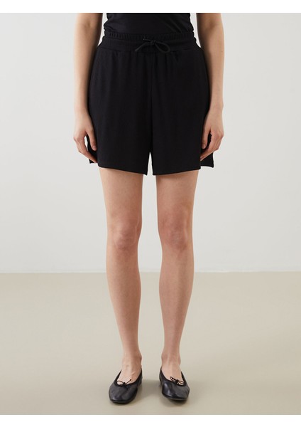 Yeni Sezon Beli Lastikli Kadın Şort modelleri