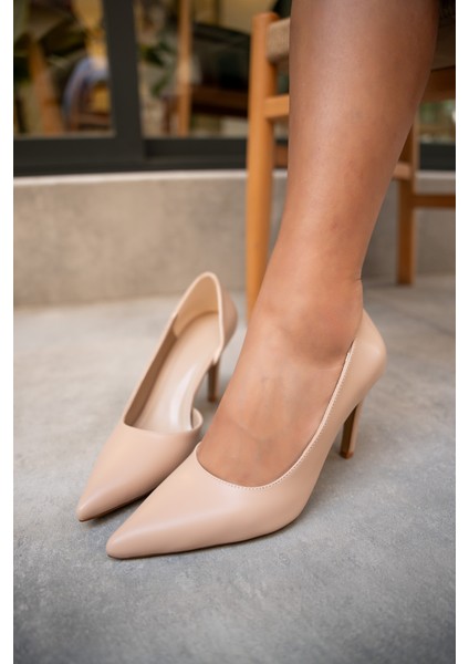 Shia Nude Deri Topuklu Ayakkabı fiyatları