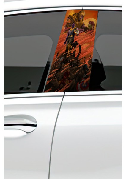 Araç Kapı Direk Kaplama Folyosu Desenli Sağ Sol Takım 2 Adet 22X50 cm fiyatları