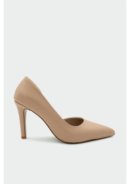 Shia Nude Deri Topuklu Ayakkabı fırsatları