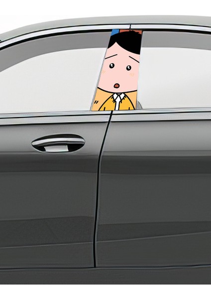 Araç Kapı Direk Kaplama Folyosu Desenli (Sağ Sol Takım) (2 Adet) - 22X50 cm