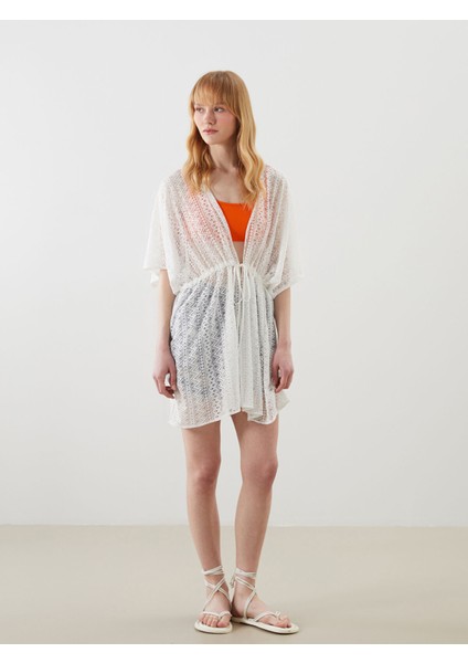 Yeni Sezon Şal Yaka Dantelli Plaj Elbisesi fiyatları